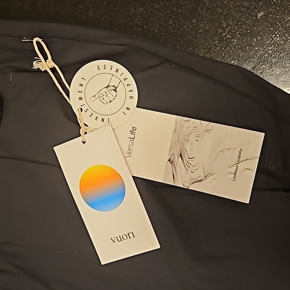 💕VUORI💕 Meta Wide Leg Pants ~ Black Large L NWT - Picture 14 of 16